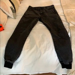 Black Zanerobe cuffed jeans size 30